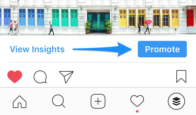 Anúncios do Instagram - Promova a postagem existente