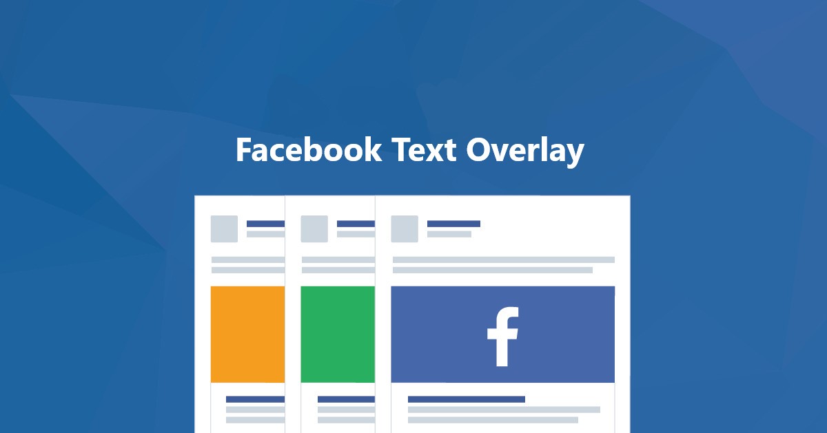text overlay on image facebook